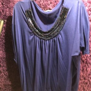 Charlotte Russe: Beaded Oversized Blouse
